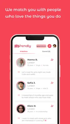 gofrendly - Meet new friends android App screenshot 2